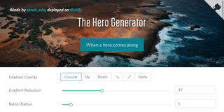 screenshot: Hero Generator