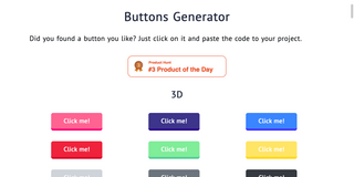 screenshot: Buttons Generator