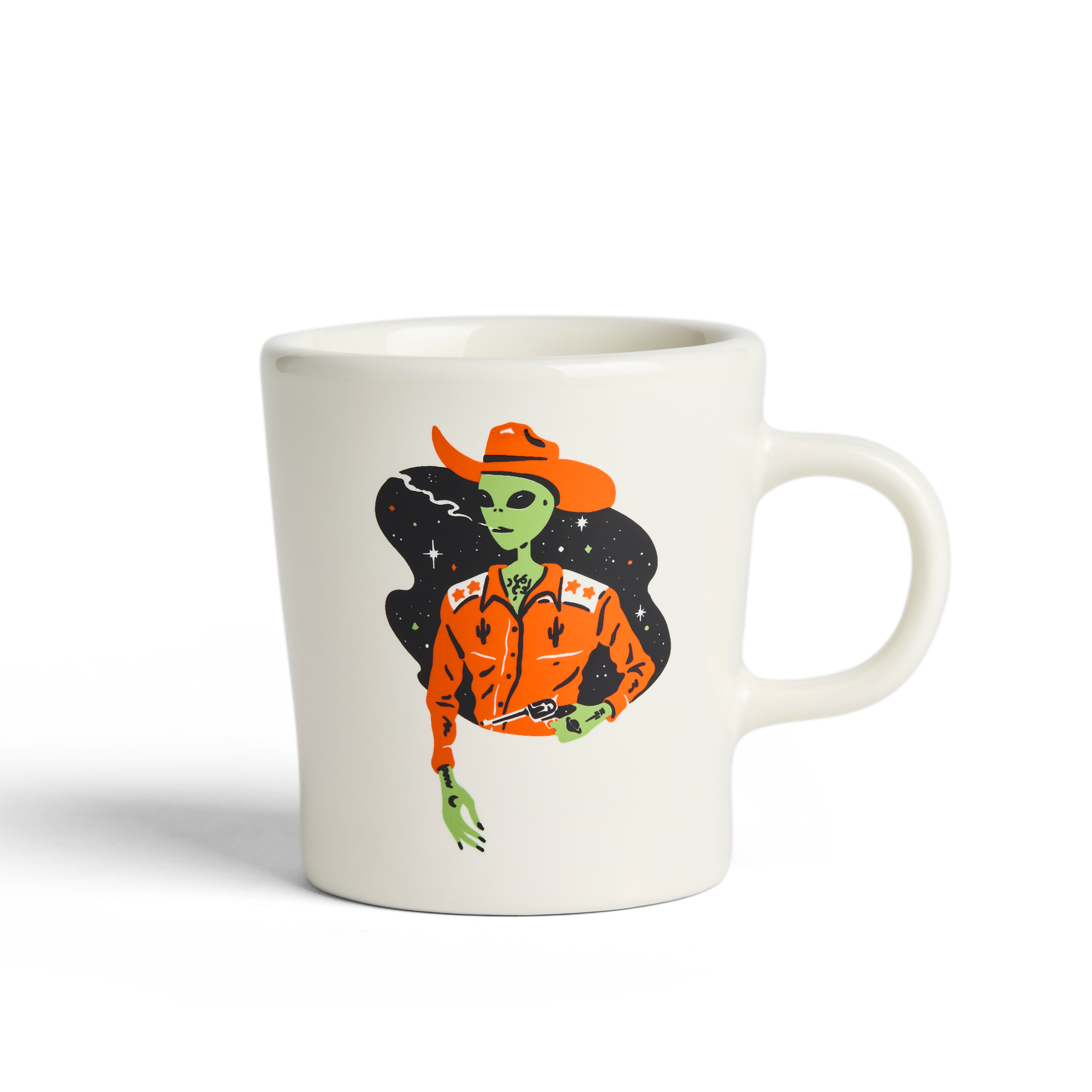 Sam Larson - Alien Cowboy - 9oz Modern Diner Mug