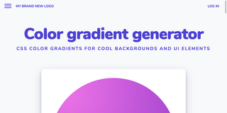screenshot: Color Gradient
      Generator