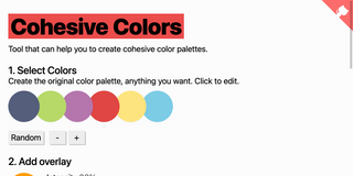 screenshot: Cohesive Colors
